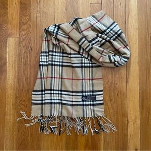 Cashmere plaid scarf
